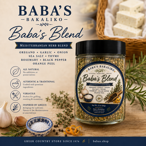 Baba’s Blend Mediterranean Herb Seasoning – 2 oz — babas.shop