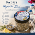 Baba's Bakaliko Mykonian Blend aromatic sea salt, 2 oz jar